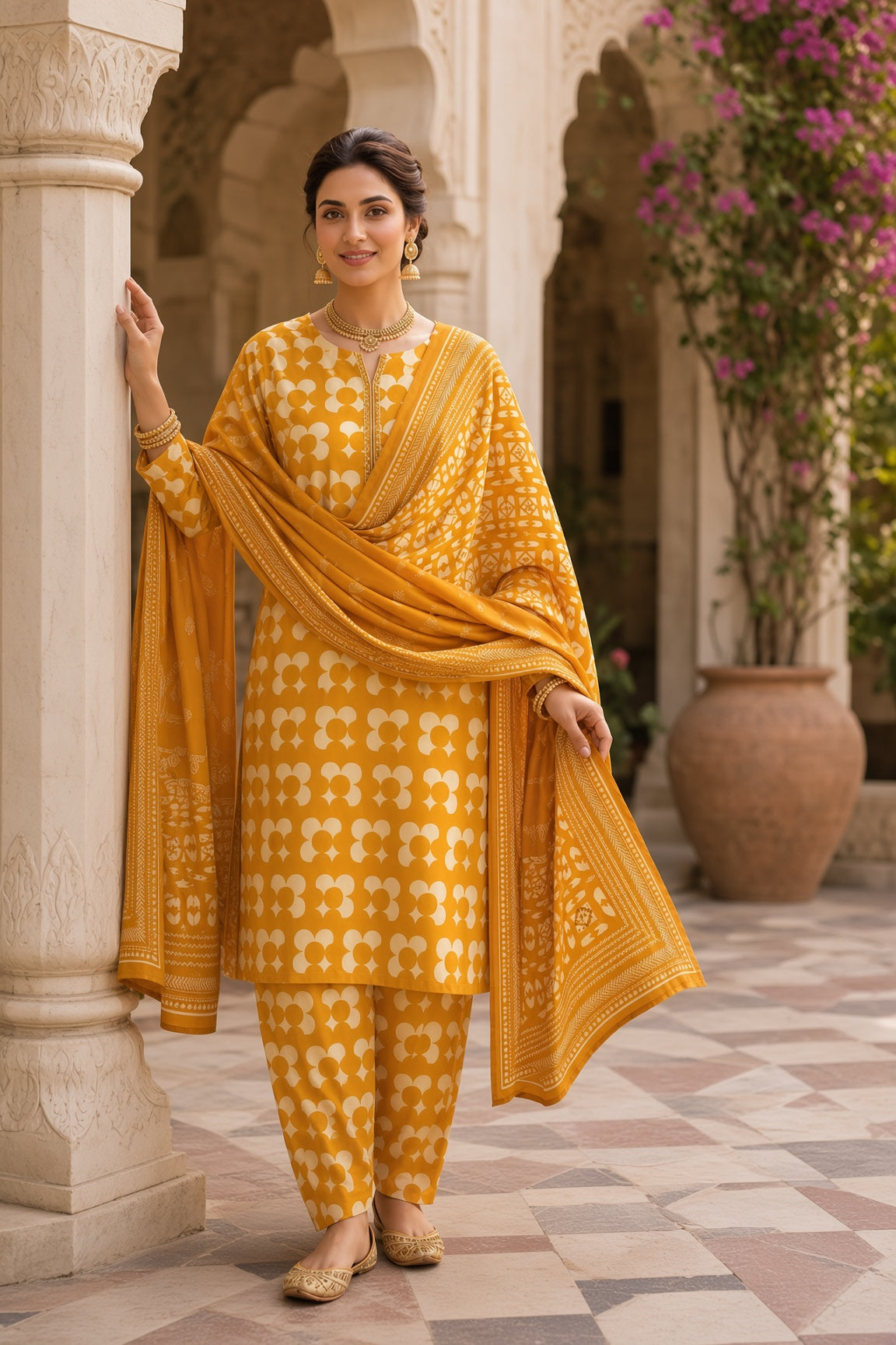 PACK OF 5 UNSTITCHED 3PC LAWN SUITS - B201 [SAVE RS.4000]