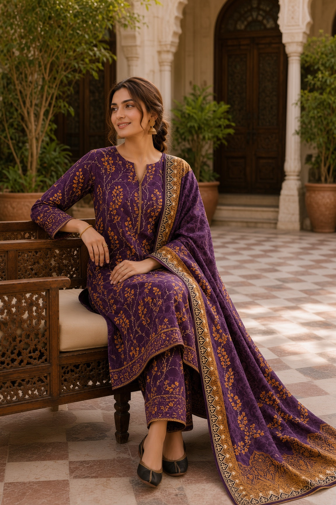PACK OF 3 UNSTITCHED 3PC LAWN SUITS - B2 [SAVE RS.2000]